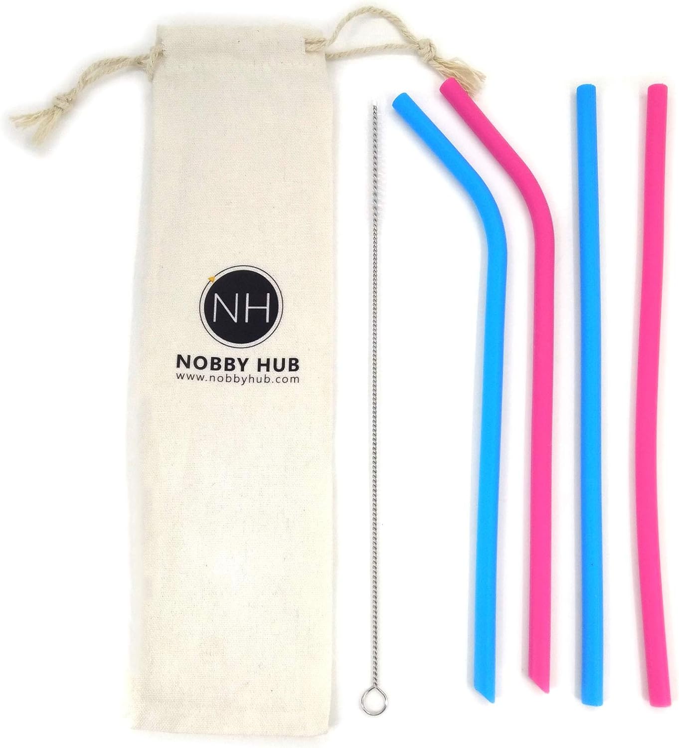 Reusable Silicone Drinking Straw by Nobby Hub